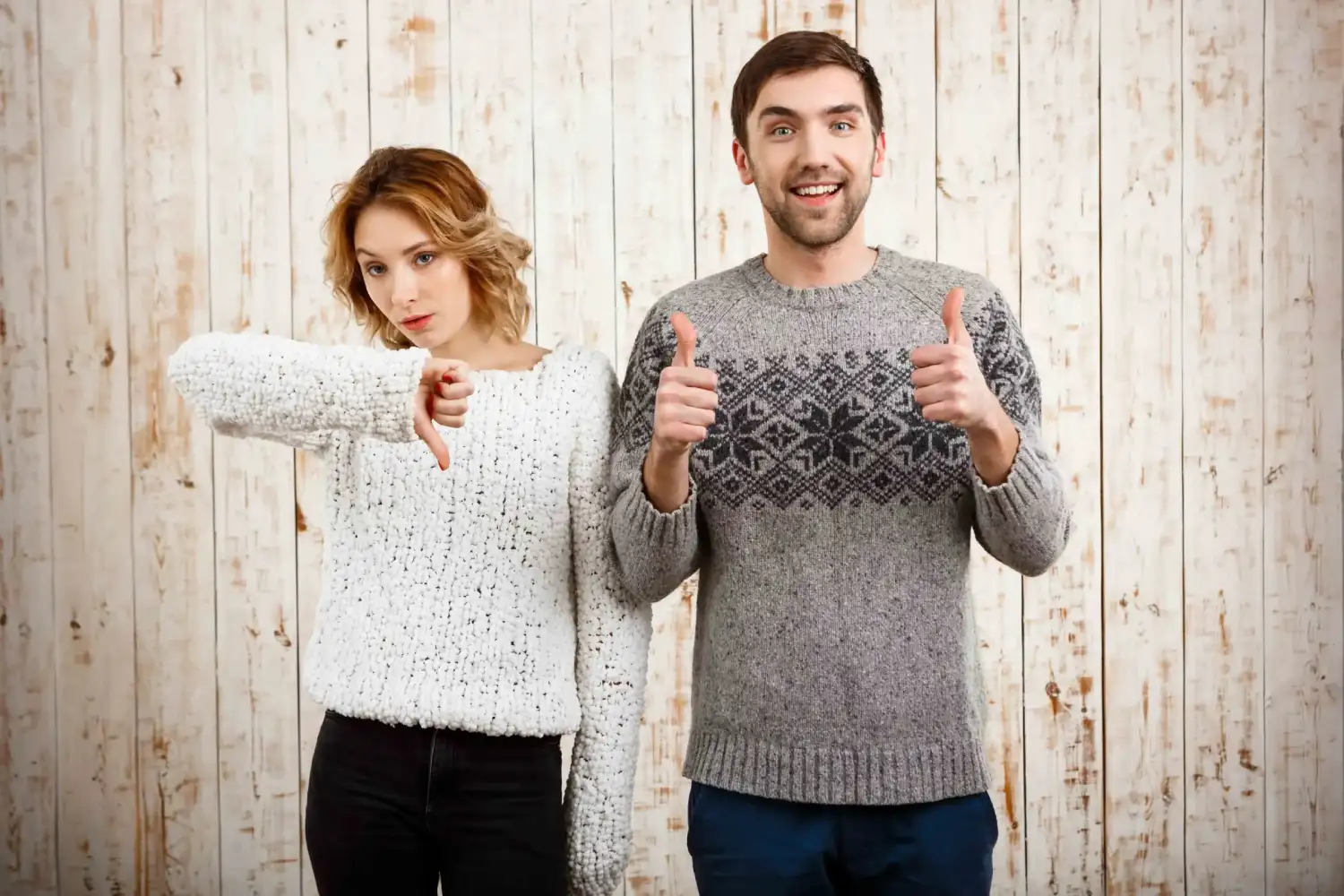 Couple experiencing negative communication patterns