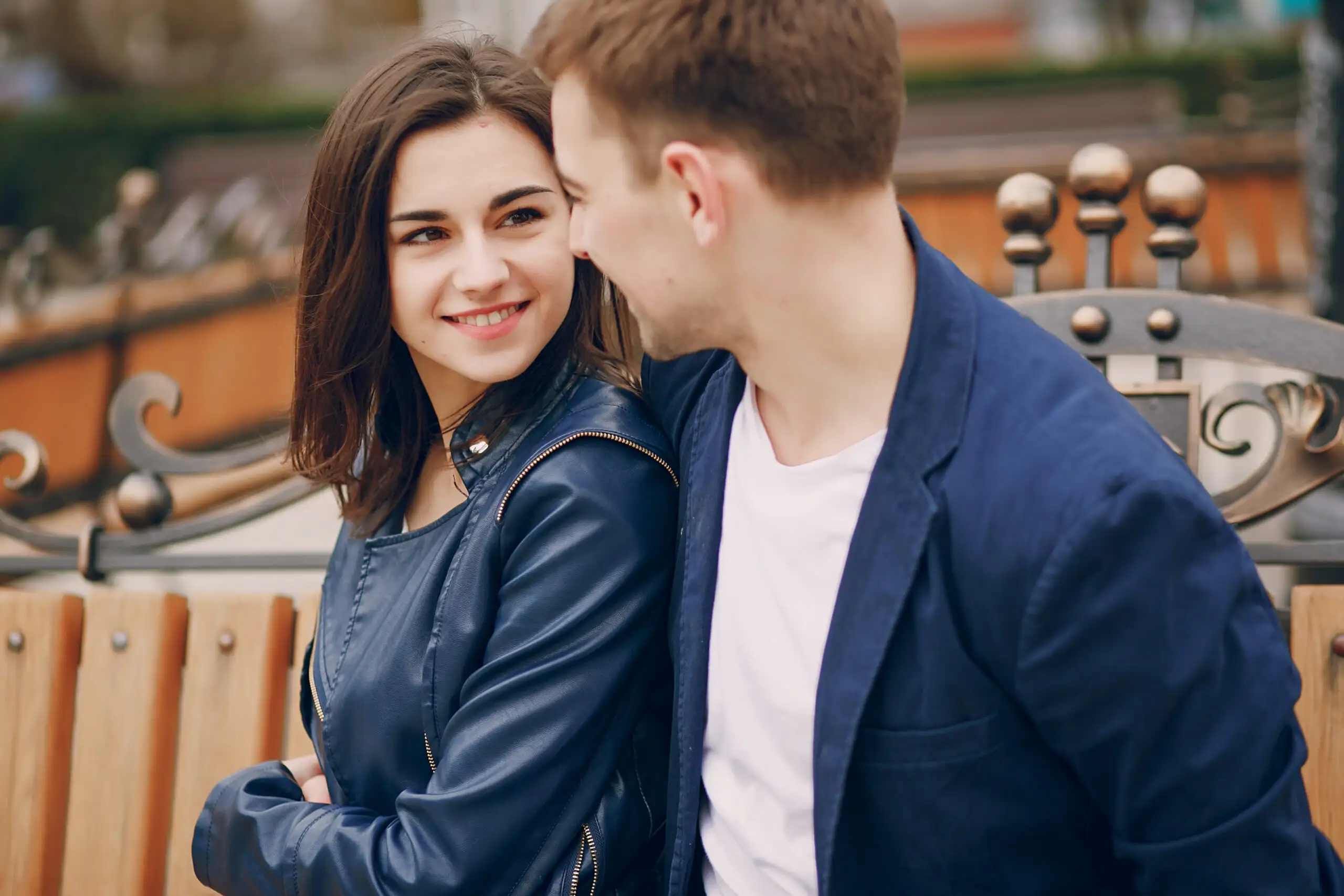 Couple spending quality time together